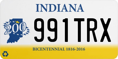 IN license plate 991TRX