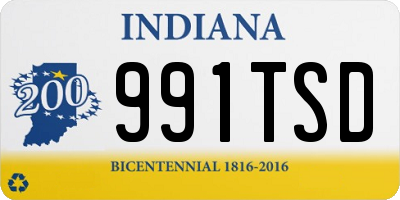 IN license plate 991TSD