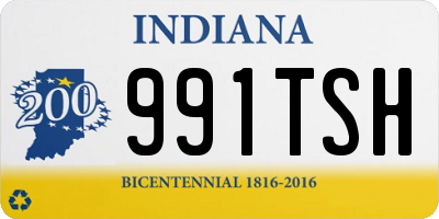 IN license plate 991TSH