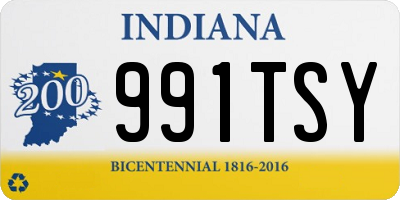 IN license plate 991TSY