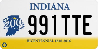 IN license plate 991TTE