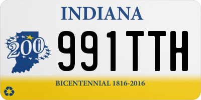 IN license plate 991TTH