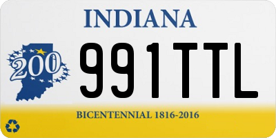 IN license plate 991TTL