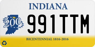 IN license plate 991TTM