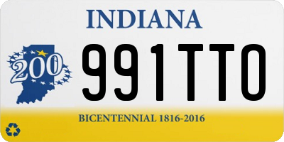 IN license plate 991TTO