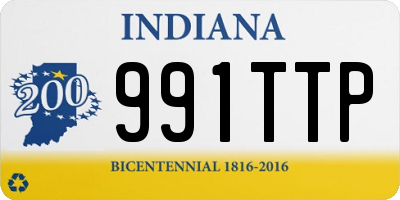 IN license plate 991TTP