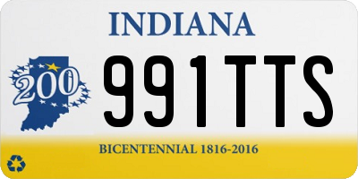 IN license plate 991TTS