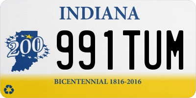 IN license plate 991TUM