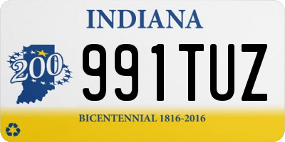 IN license plate 991TUZ