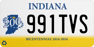 IN license plate 991TVS