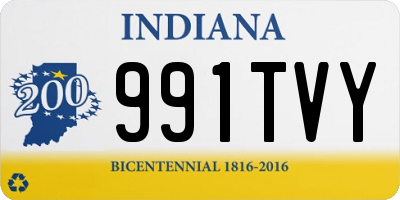 IN license plate 991TVY