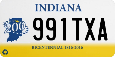 IN license plate 991TXA