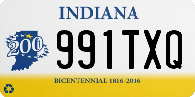 IN license plate 991TXQ