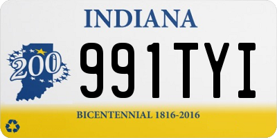 IN license plate 991TYI