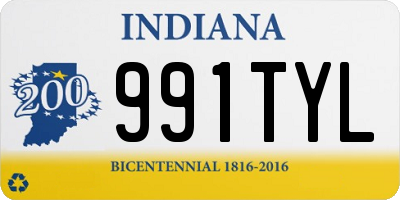 IN license plate 991TYL