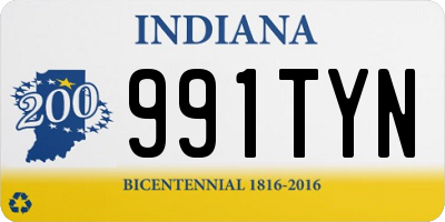IN license plate 991TYN