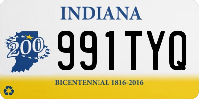 IN license plate 991TYQ