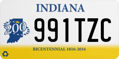 IN license plate 991TZC