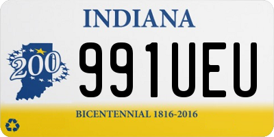 IN license plate 991UEU