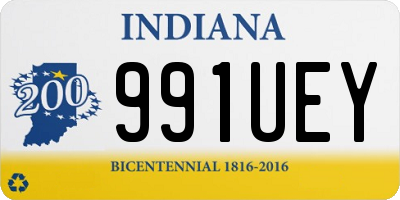 IN license plate 991UEY
