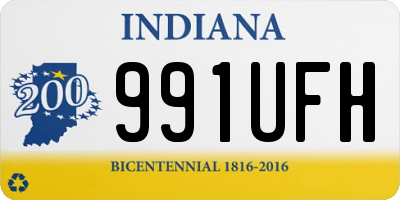 IN license plate 991UFH