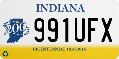 IN license plate 991UFX