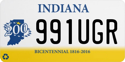 IN license plate 991UGR