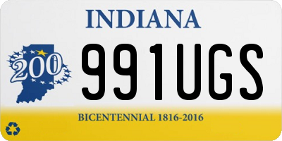 IN license plate 991UGS