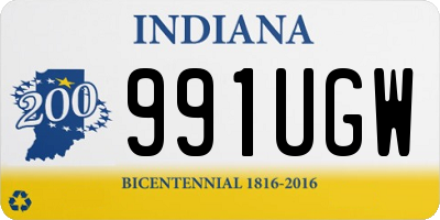 IN license plate 991UGW