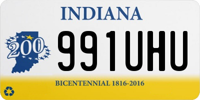 IN license plate 991UHU