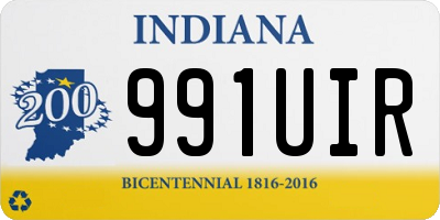 IN license plate 991UIR