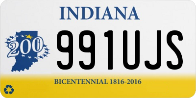 IN license plate 991UJS