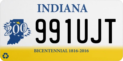 IN license plate 991UJT