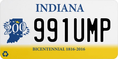 IN license plate 991UMP