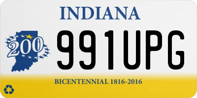 IN license plate 991UPG