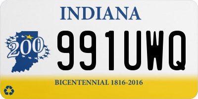 IN license plate 991UWQ