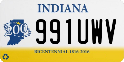 IN license plate 991UWV