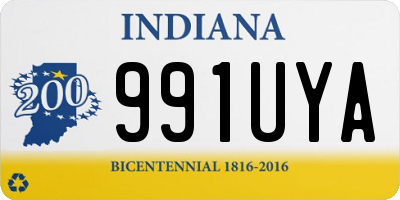 IN license plate 991UYA