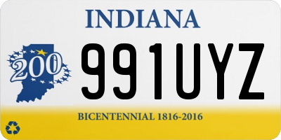 IN license plate 991UYZ