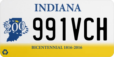 IN license plate 991VCH