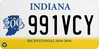 IN license plate 991VCY
