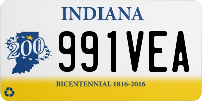 IN license plate 991VEA