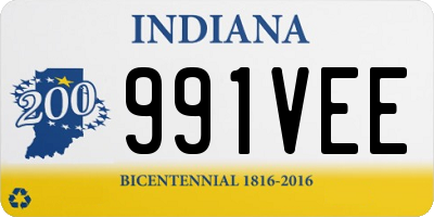 IN license plate 991VEE