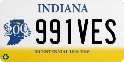 IN license plate 991VES