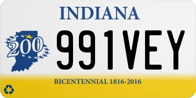 IN license plate 991VEY