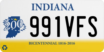 IN license plate 991VFS