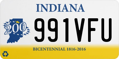 IN license plate 991VFU