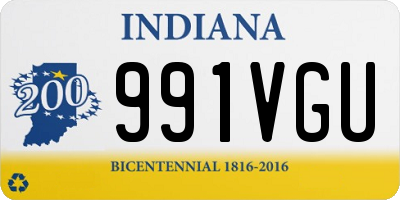 IN license plate 991VGU