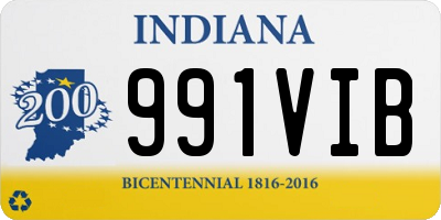 IN license plate 991VIB