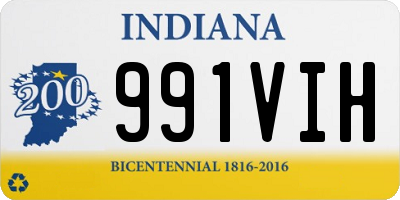 IN license plate 991VIH